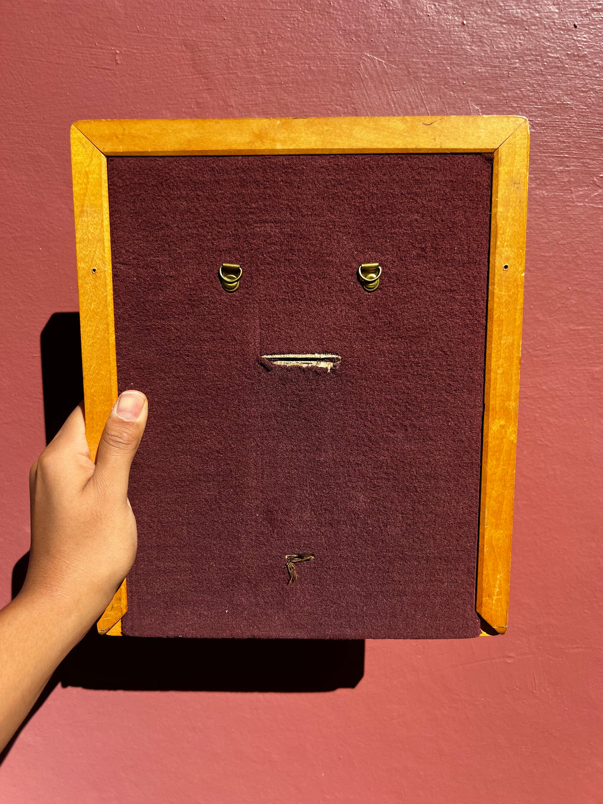 Vintage Wood&Gold/Burnt Sienna Photo Strip Frame
