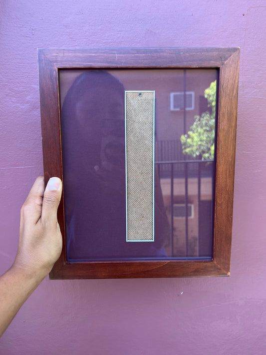 Wood/Maroon Photo Strip Frame