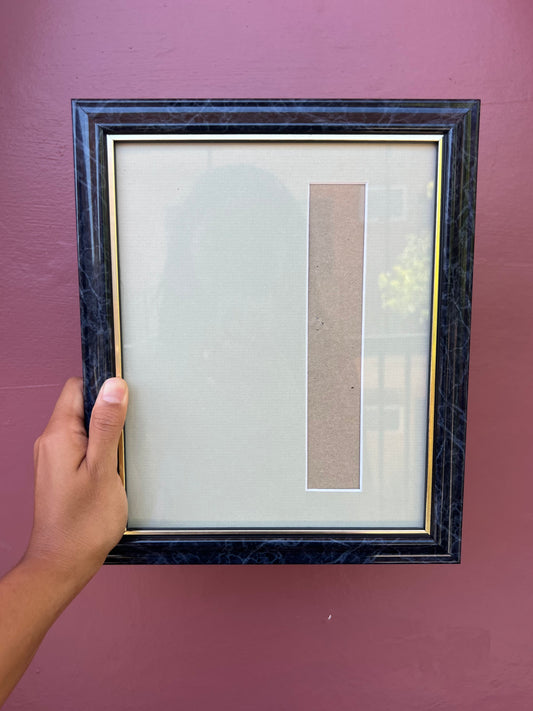 Marble Blue&Gold/Grey Photo Strip Frame
