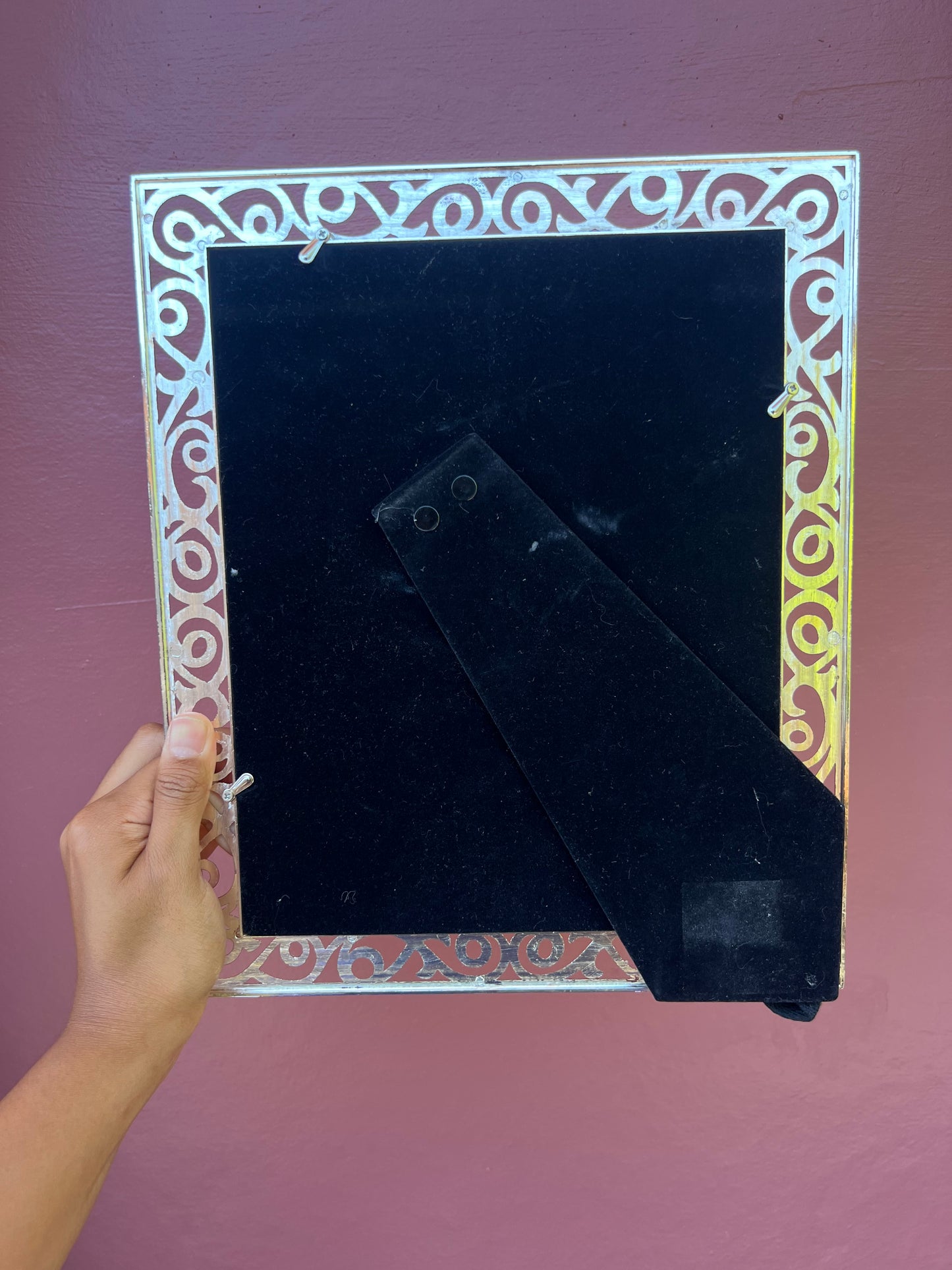 Silver/Yellow Photo Strip Frame