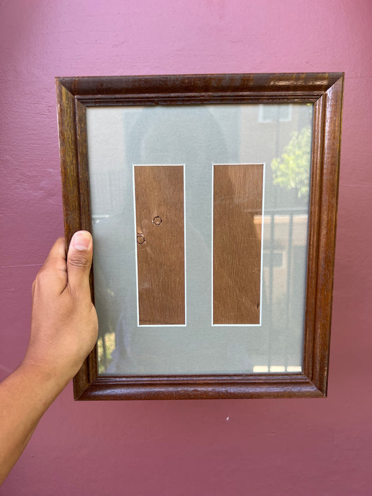 Wood/Grey Photo Strip Frame