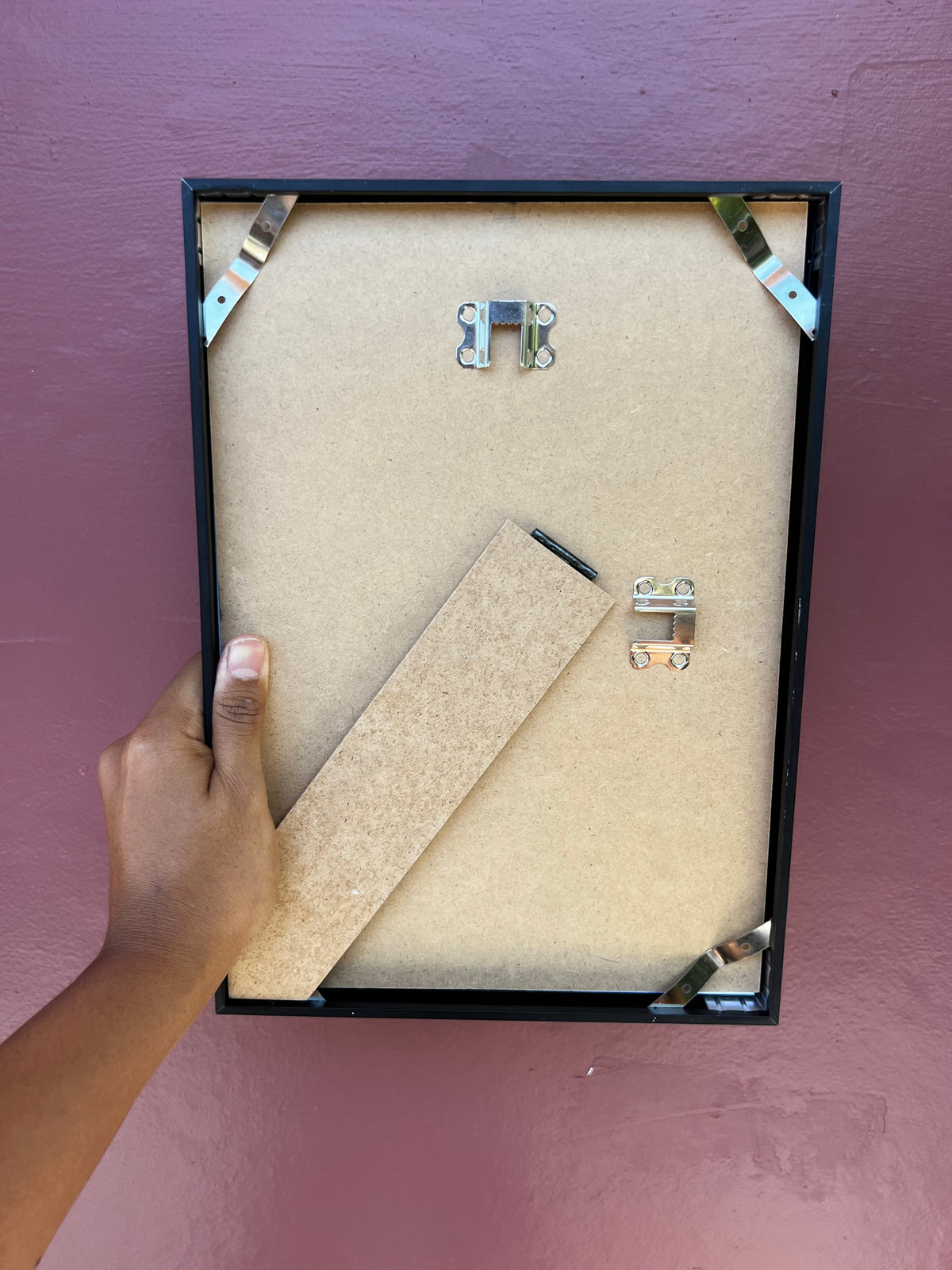 Black/Brick Red Photo Strip Frame