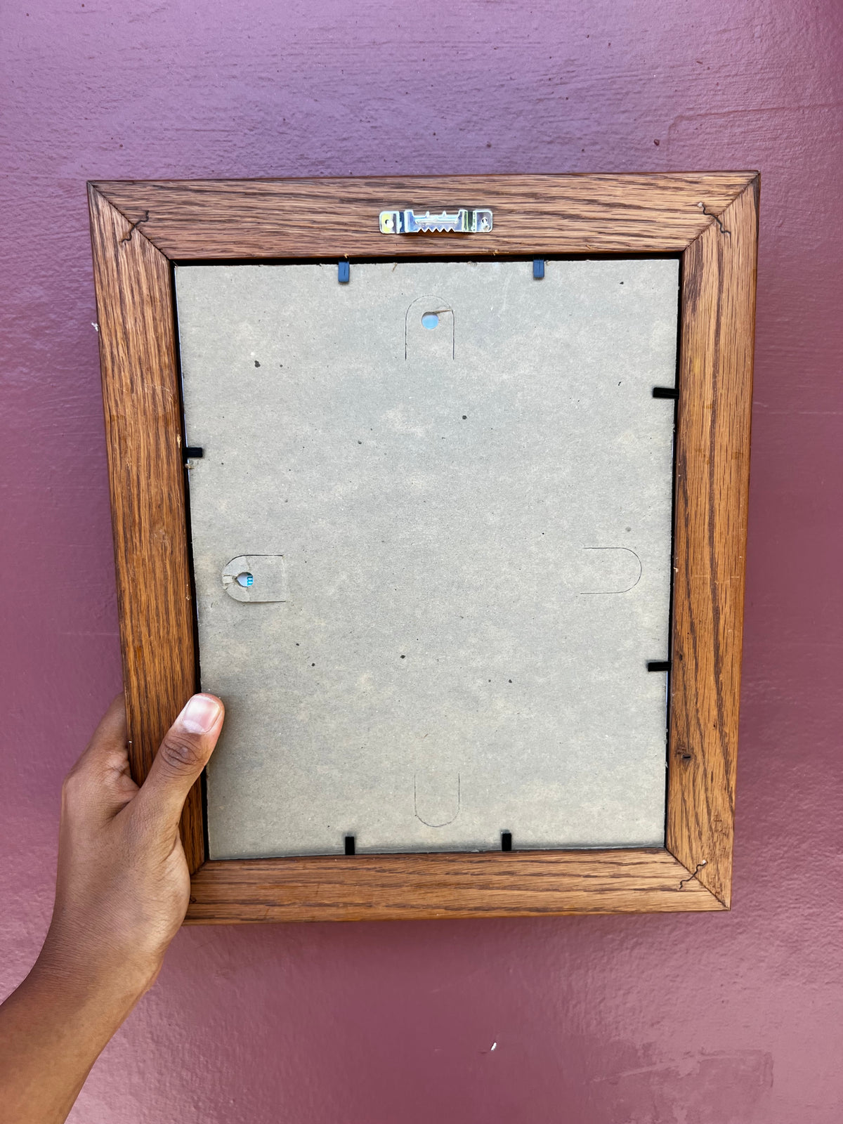 Wood/Fawn Photo Strip Frame