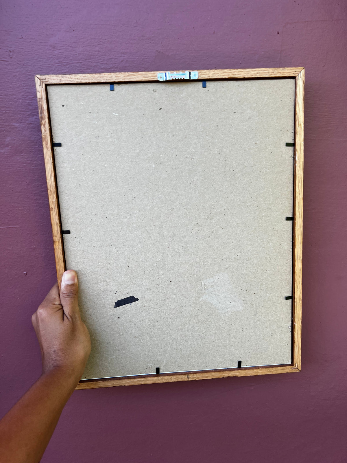 Wood/Brick Red Photo Strip Frame