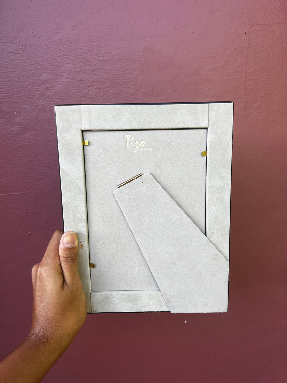 Light Wood/Brittany Blue Photo Strip Frame