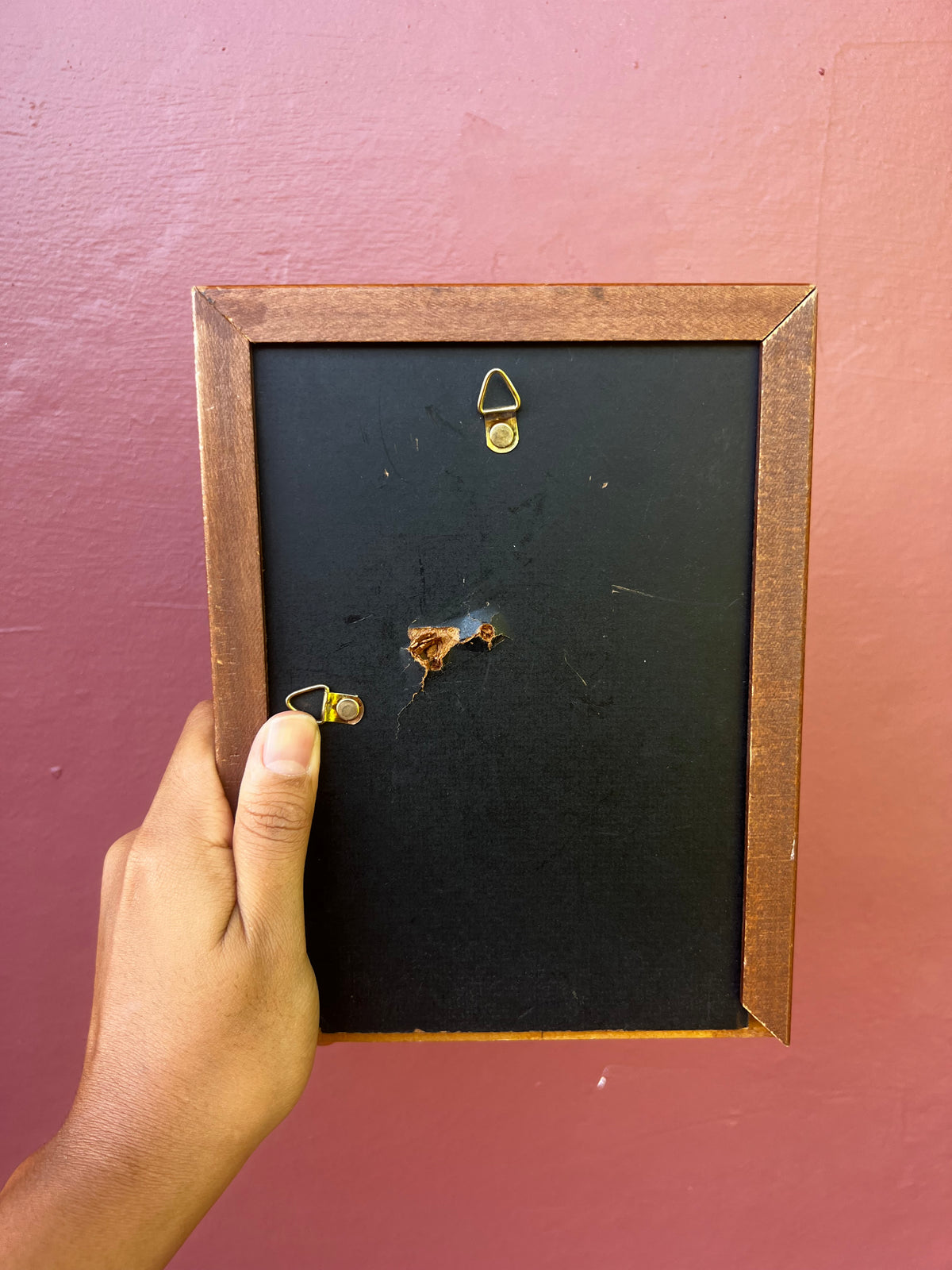 Wood/Black Photo Strip Frame