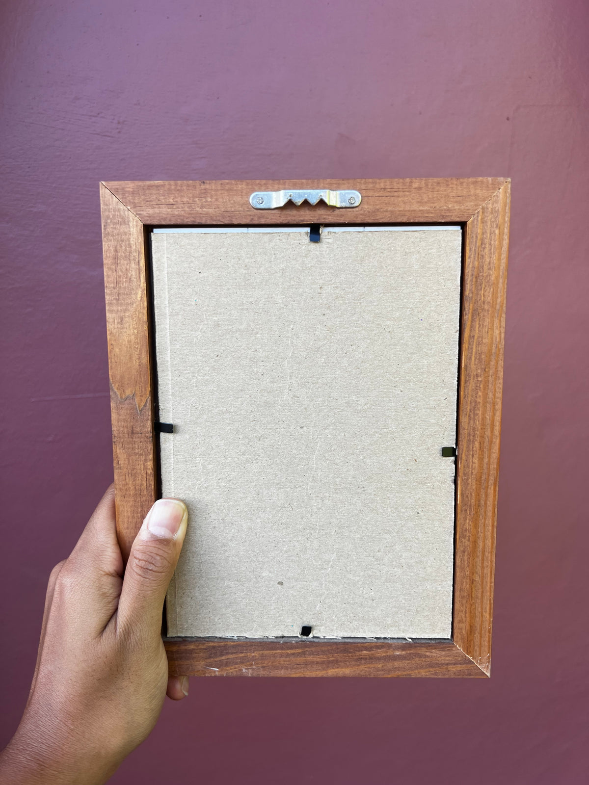 Wood/Tan Photo Strip Frame