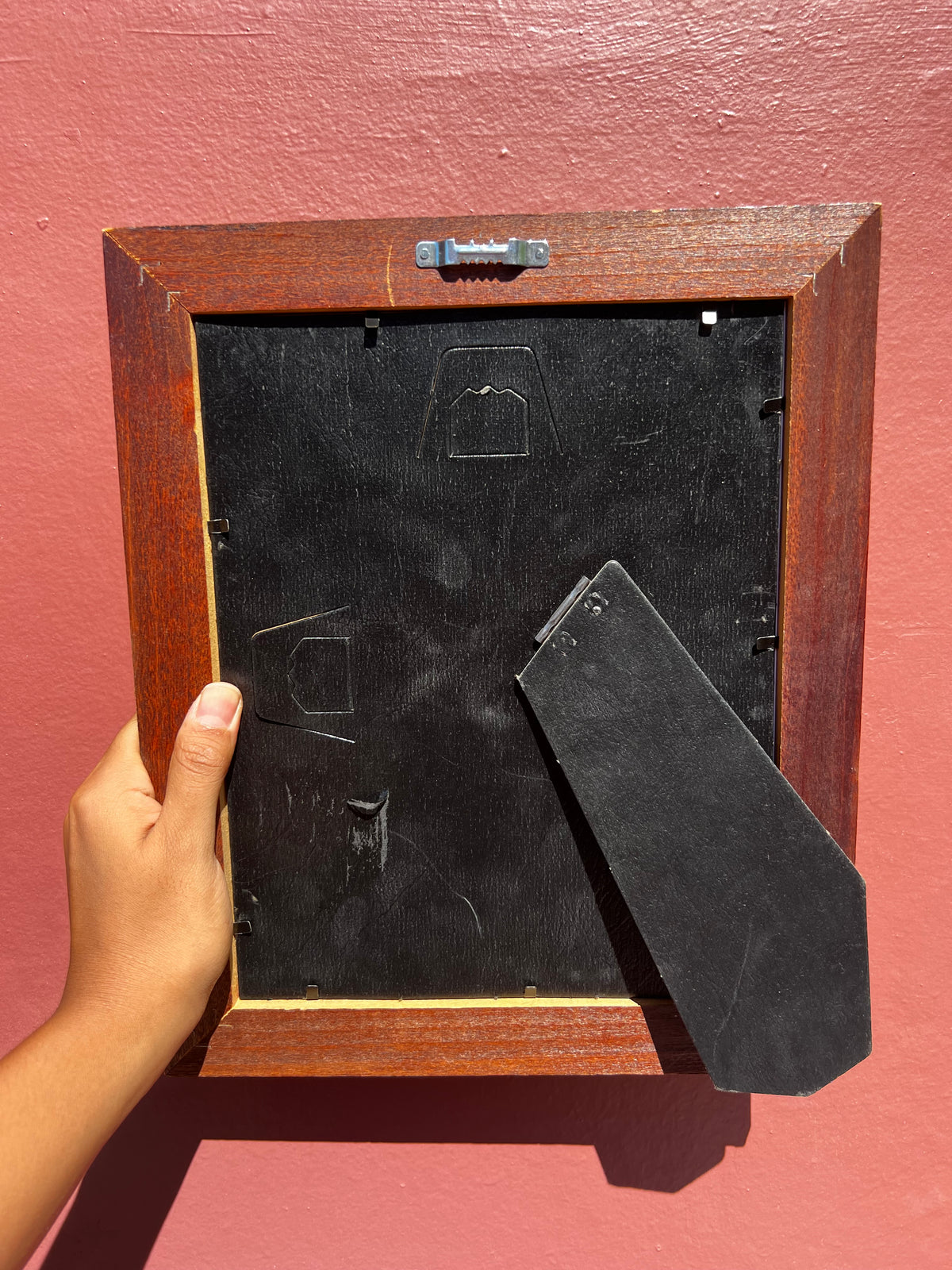 Maroon/Maroon Photo Strip Frame