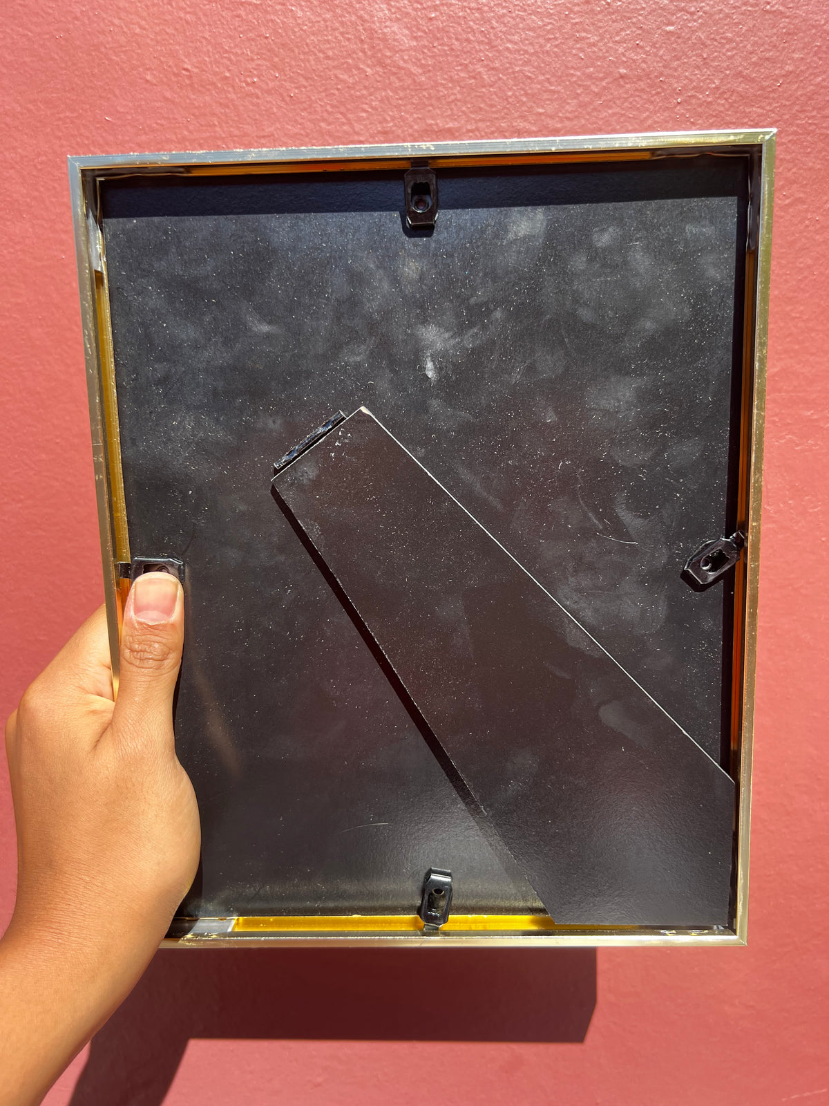 Gold/Maroon Photo Strip Frame