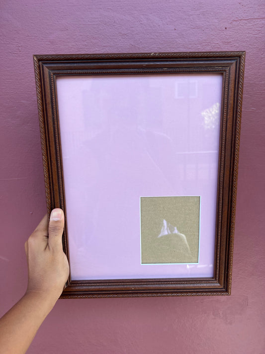 Dark Wood/Pink Classic Polaroid Frame