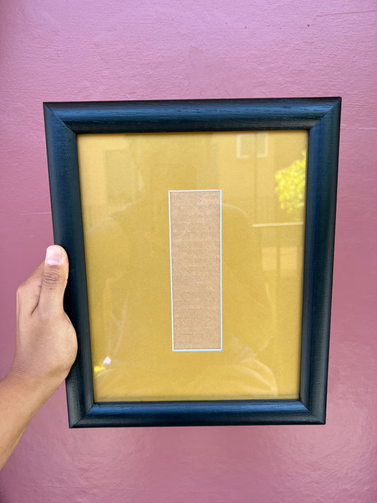 Dark Green/Mustard Photo Strip Frame