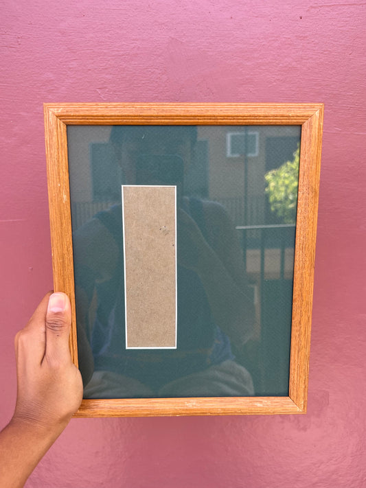 Wood/Forest Green Photo Strip Frame