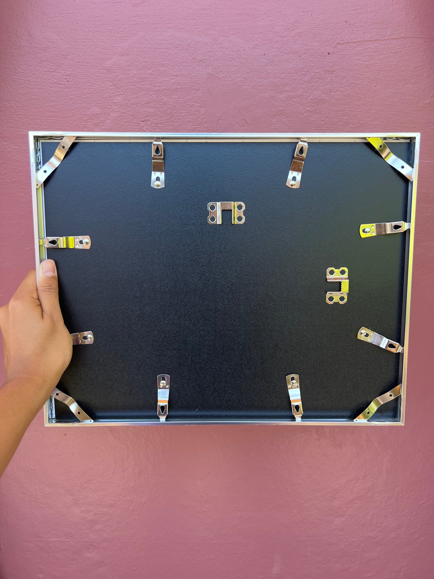 Chrome/Forest Green Photo Strip Frame