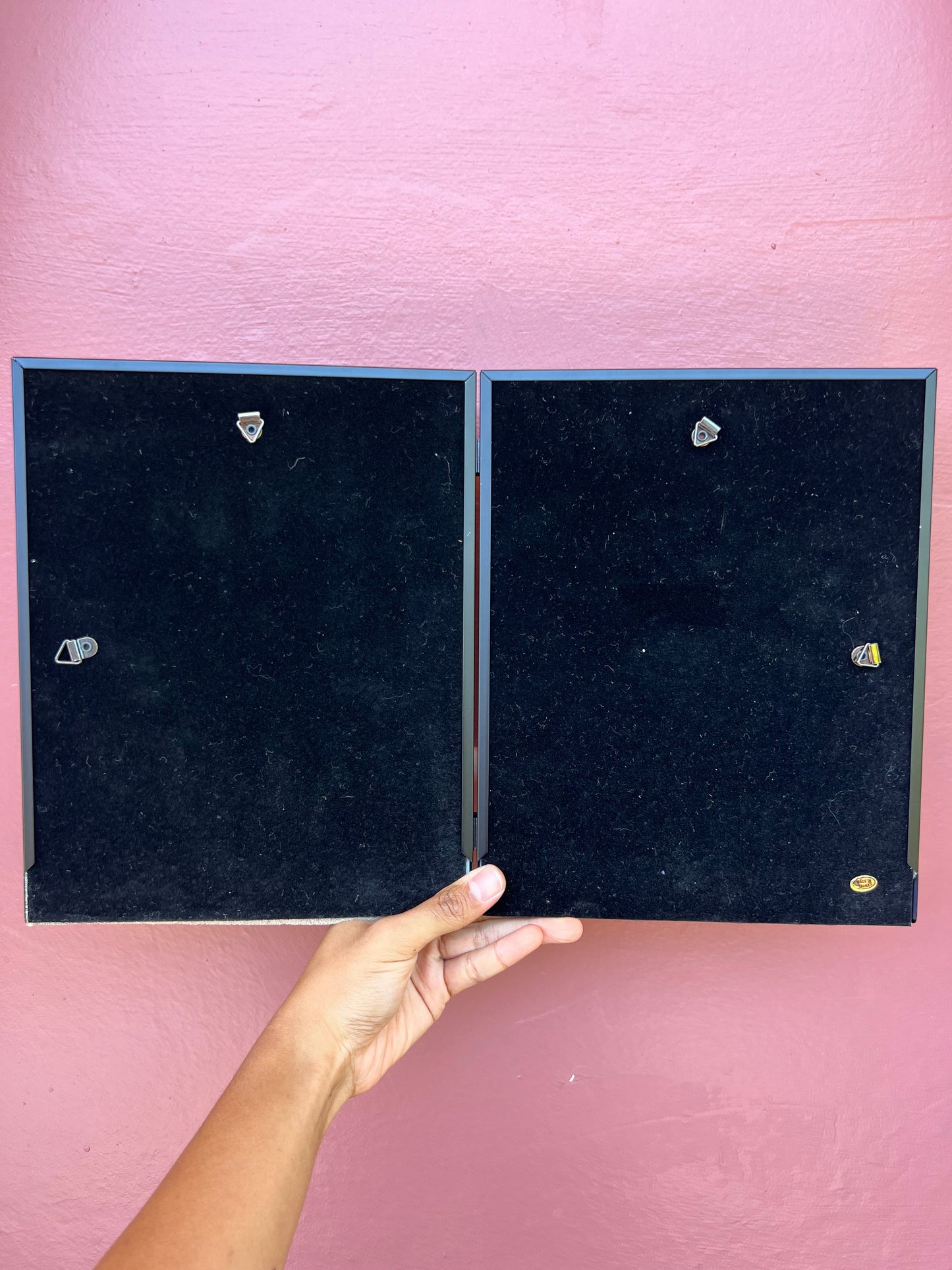 Black/White Double Photo Strip Frame