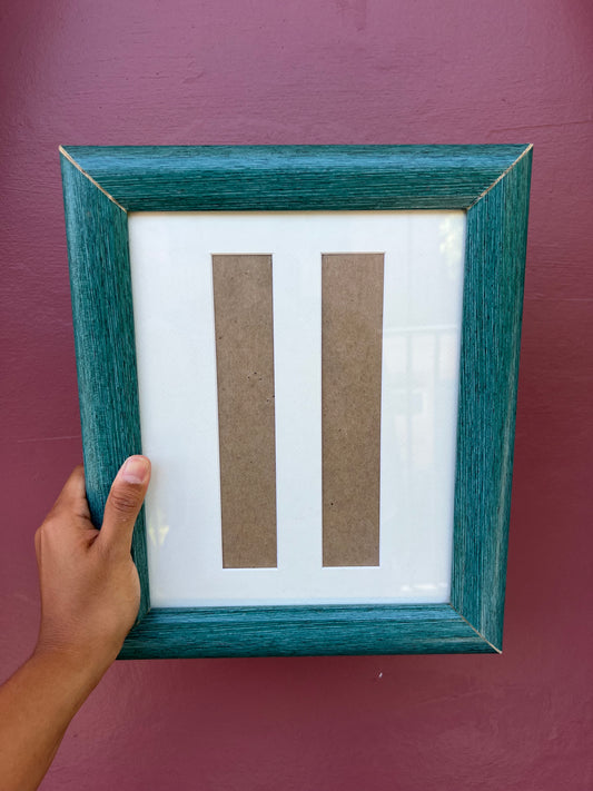 Teal/White Photo Strip Frame