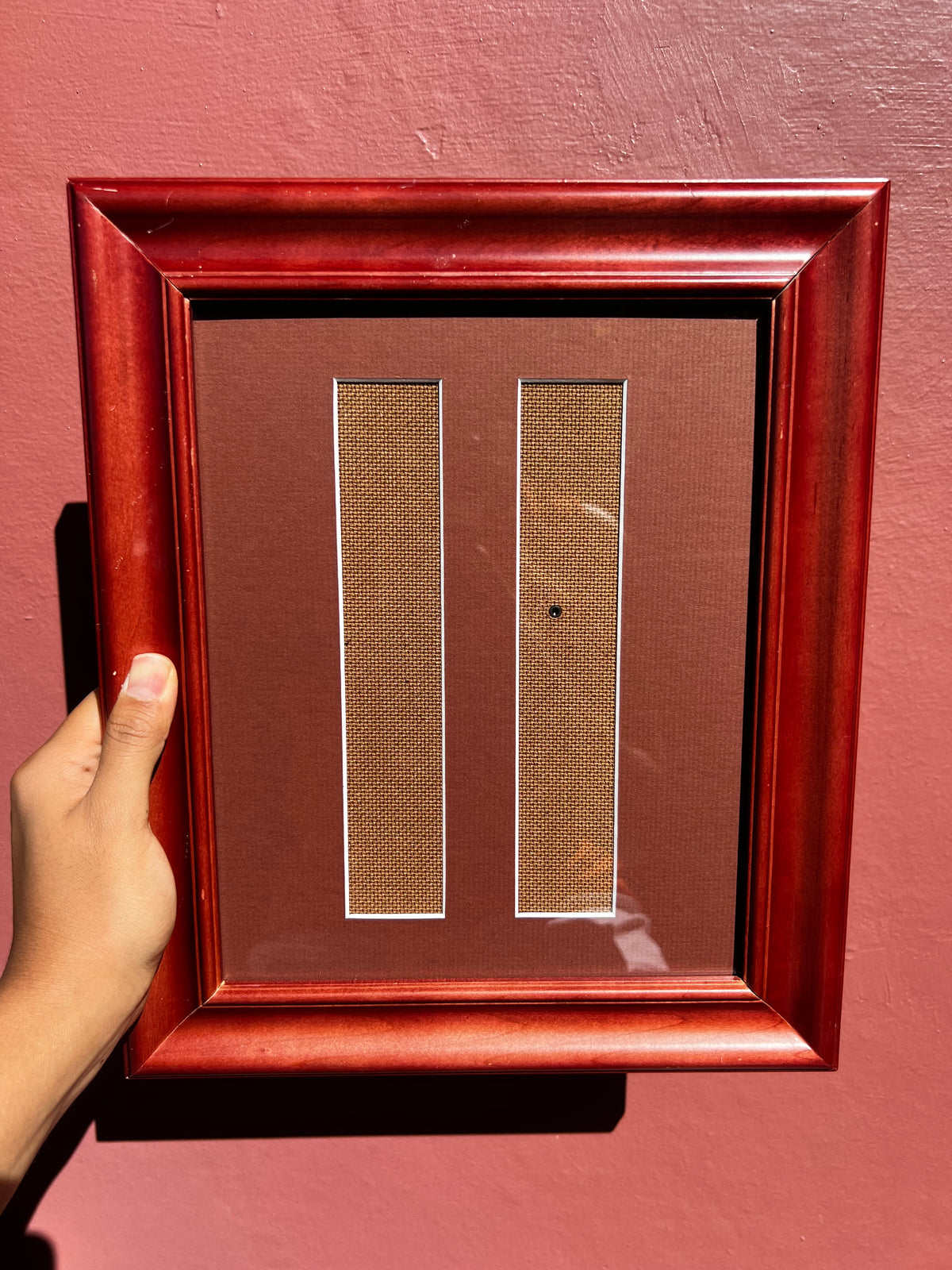 Red Wood/Burnt Sienna Photo Strip Frame