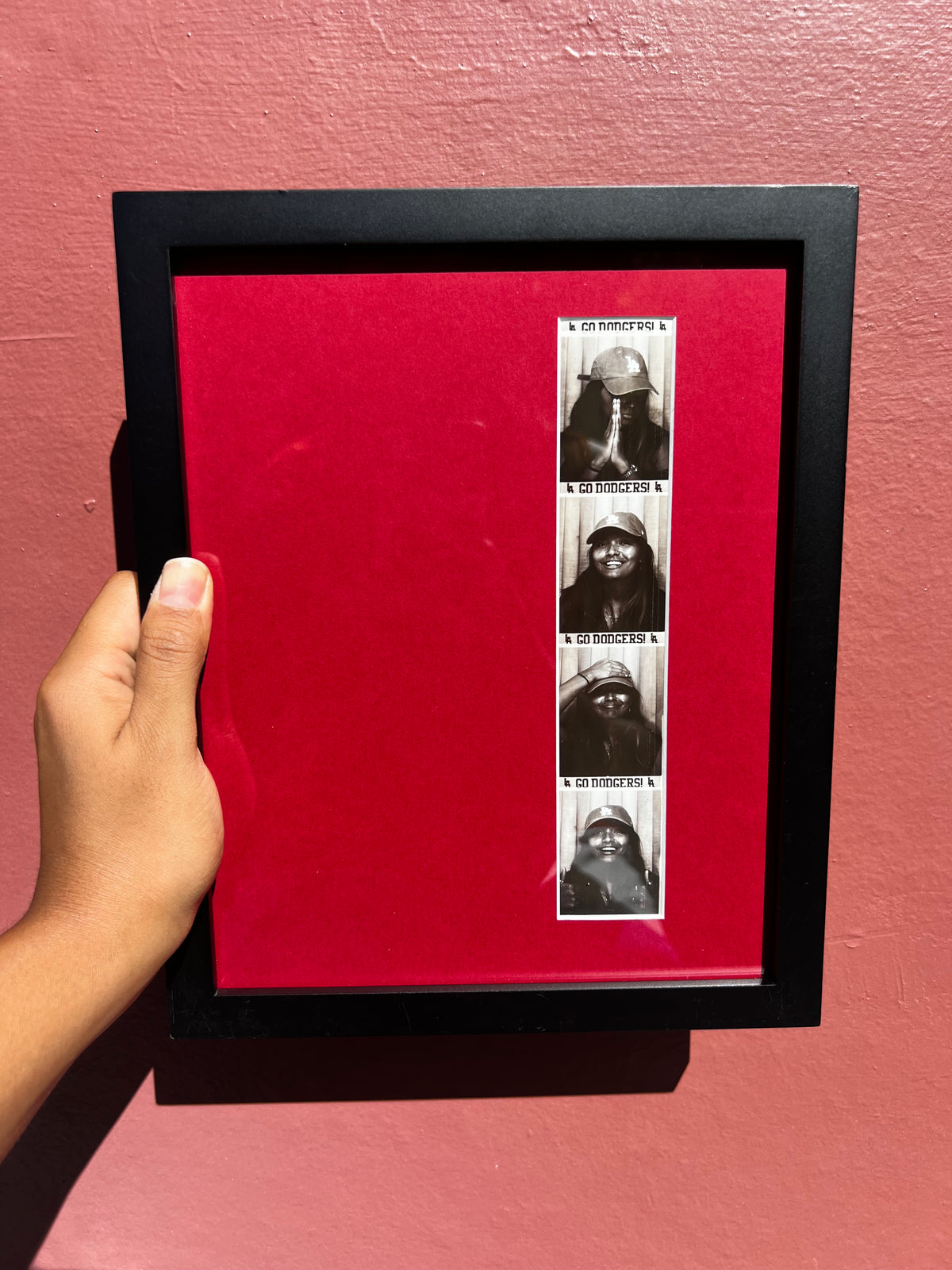 Black/Red Photo Strip Frame