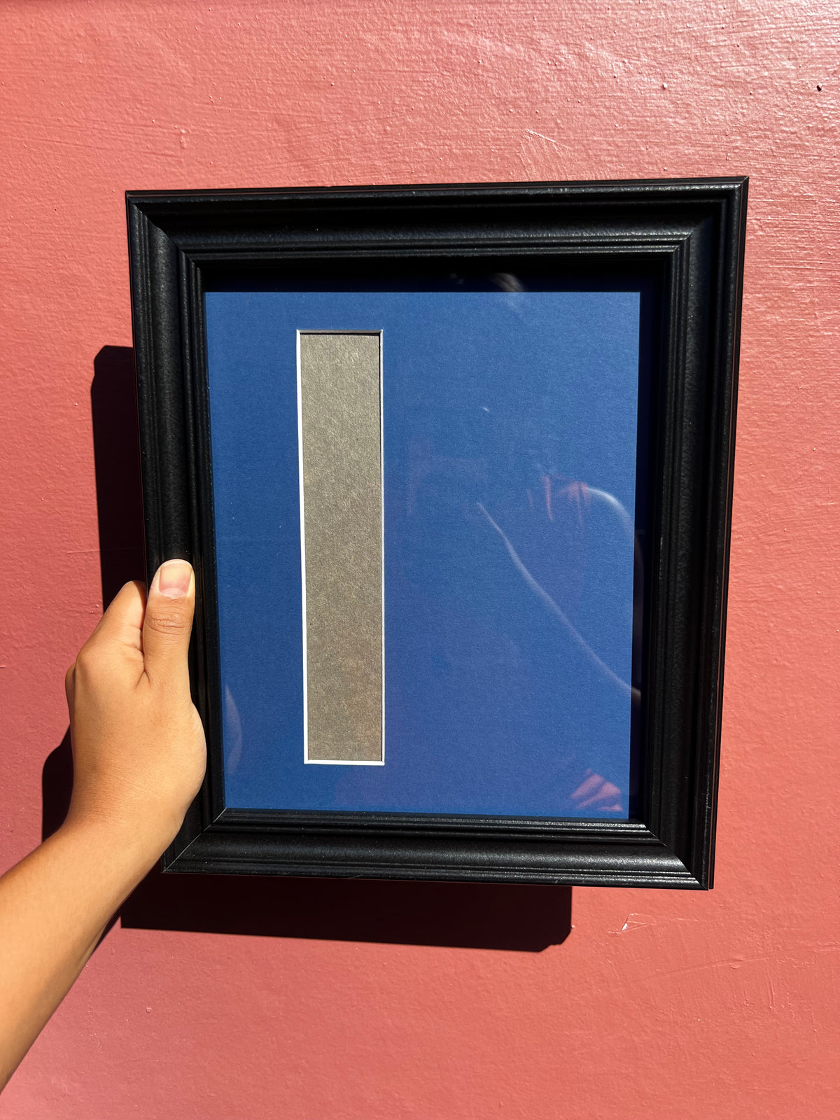 Black/Bottle Blue Photo Strip Frame