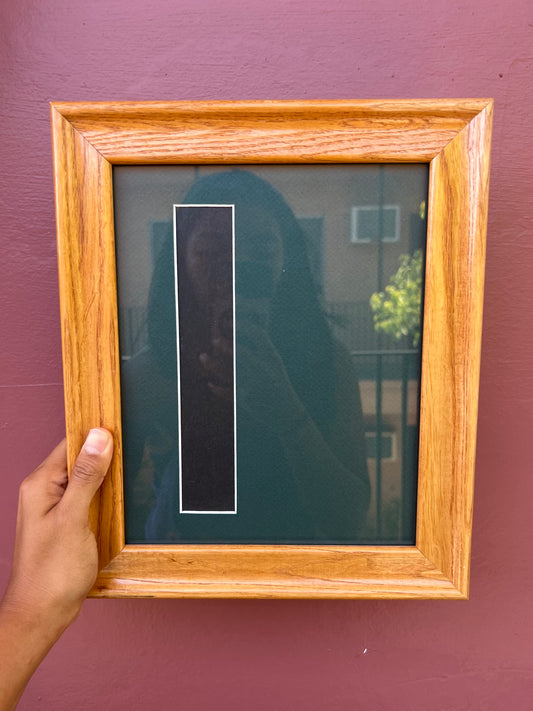 Wood/Forest Green Photo Strip Frame