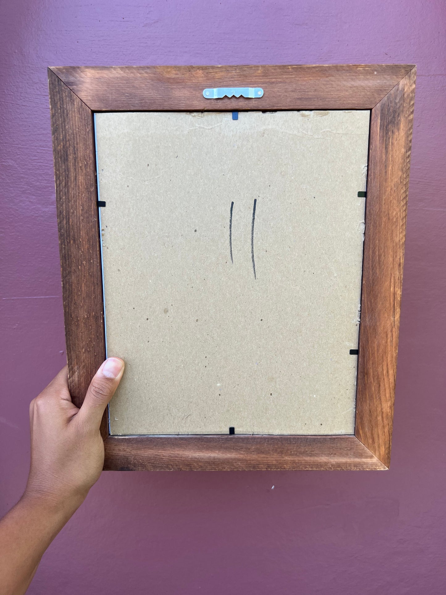 Wood/Fawn Photo Strip Frame