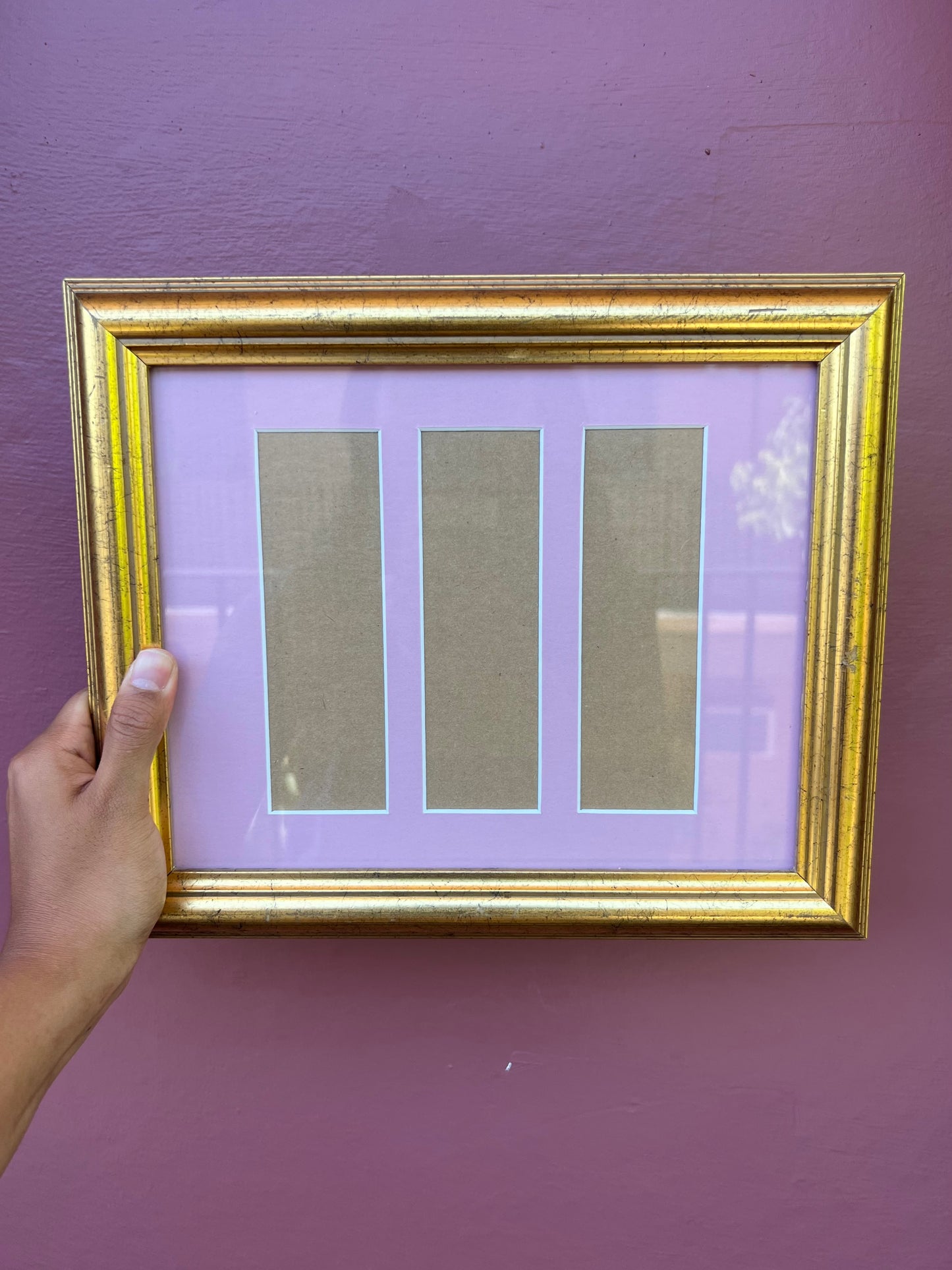 Gold/Pink Photo Strip Frame