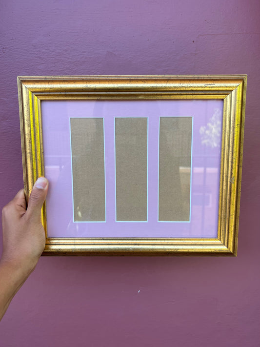 Gold/Pink Photo Strip Frame