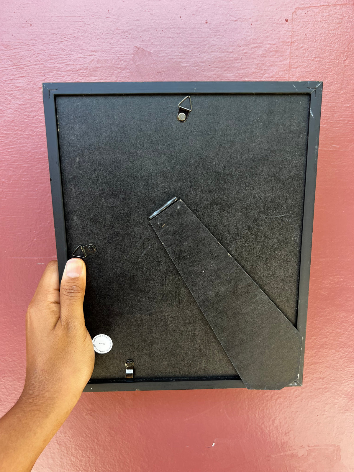 Black/Butterscotch Photo Strip Frame