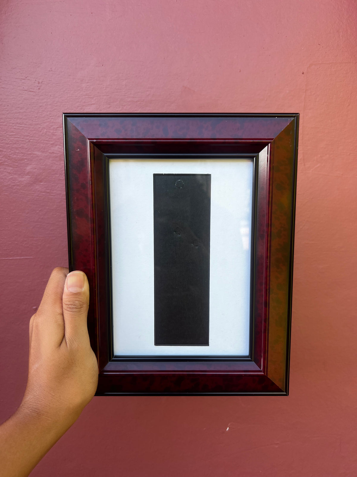 Wood/White Photo Strip Frame
