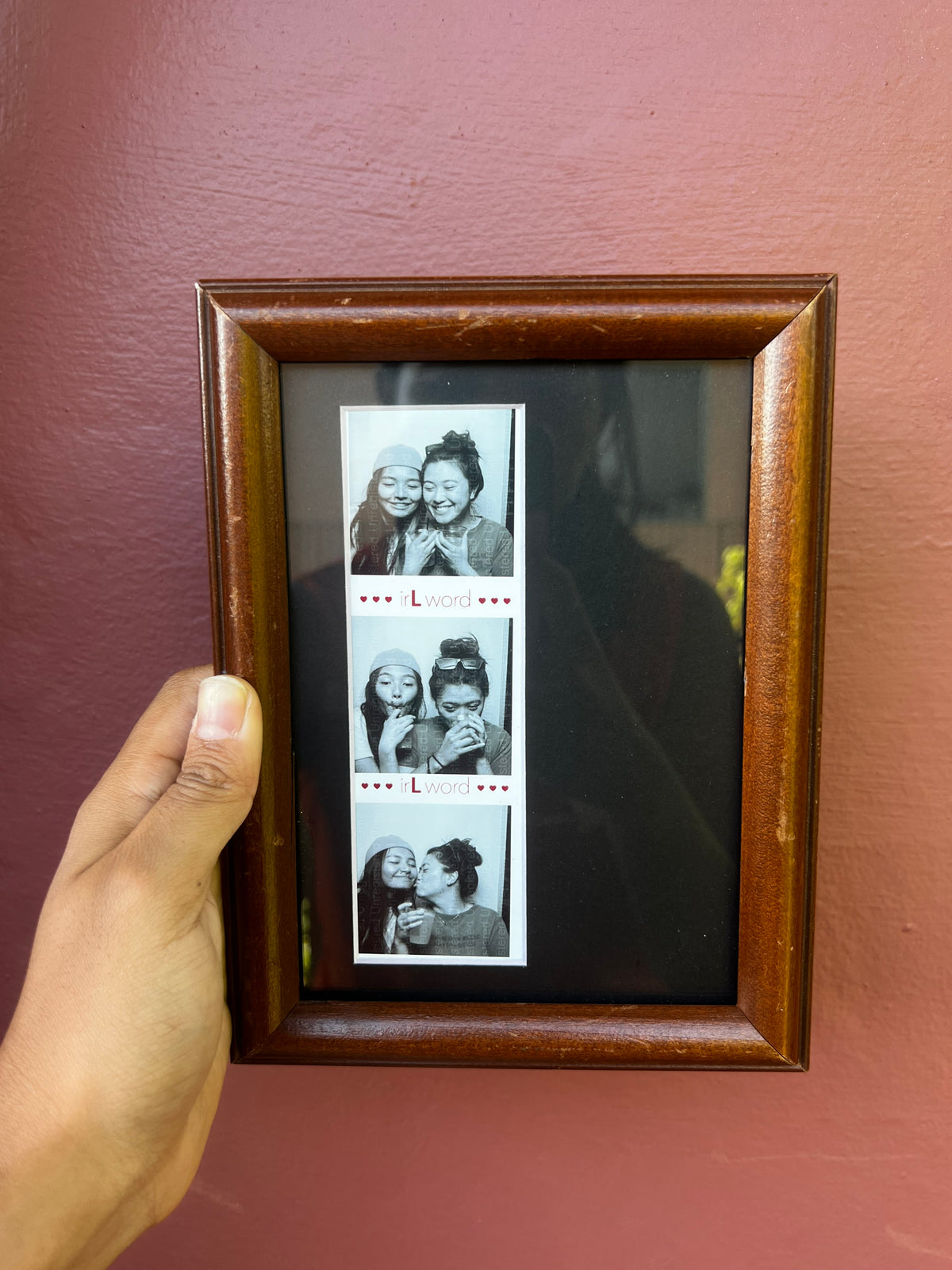 Wood/Black Photo Strip Frame