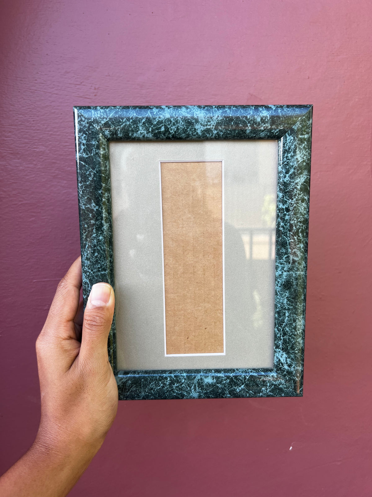 Marble/Grey Photo Strip Frame