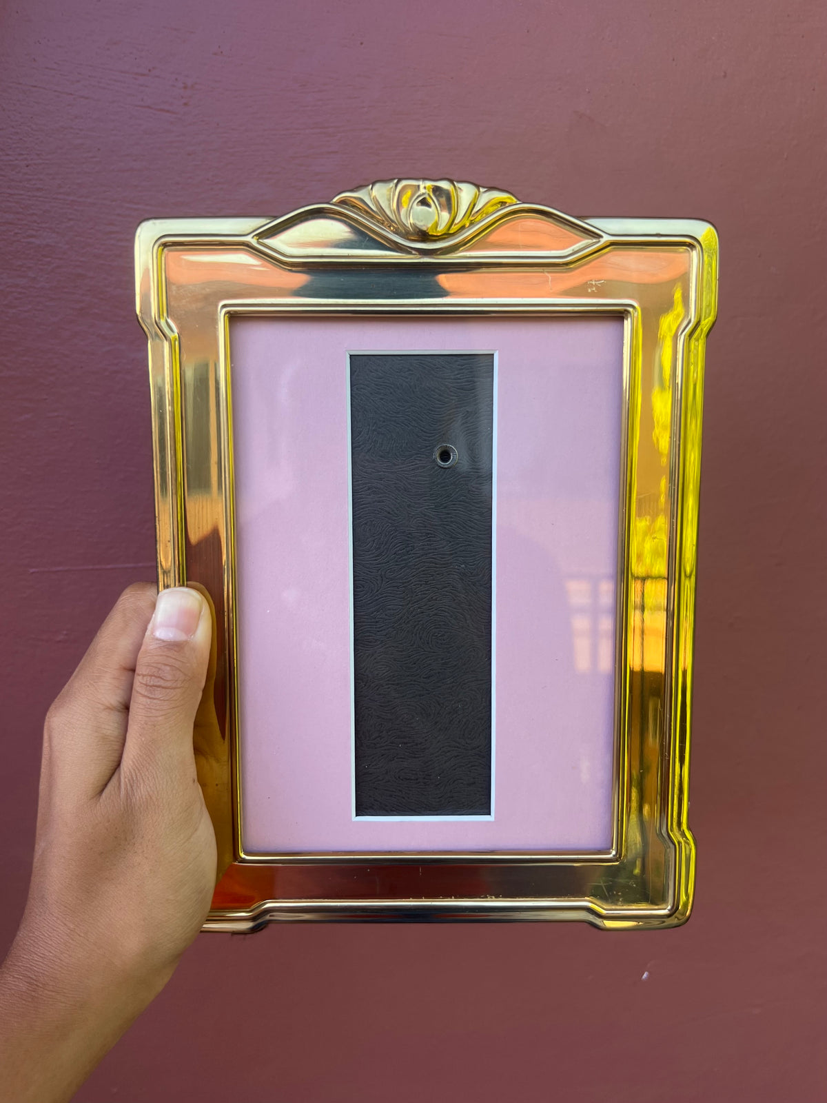 Gold/Pink Blue Photo Strip Frame
