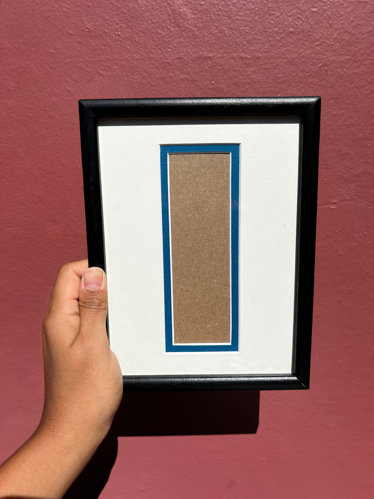Black/White & Blue Photo Strip Frame