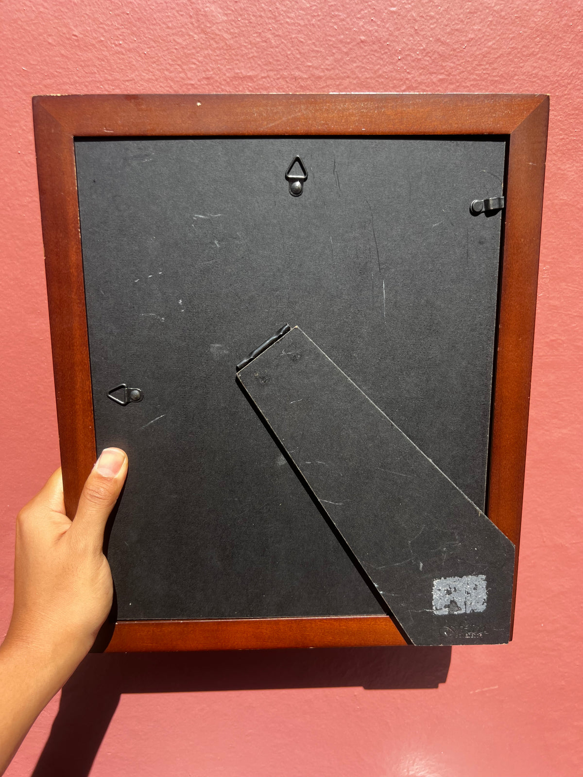 Dual Wood/Forest Green Photo Strip Frame