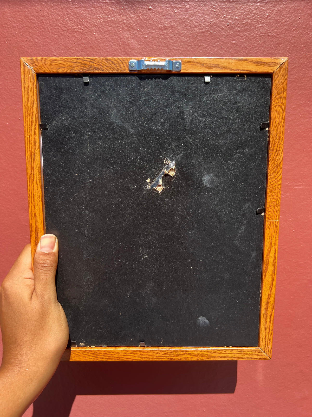 Vintage Wood/Brittany Blue Photo Strip Frame