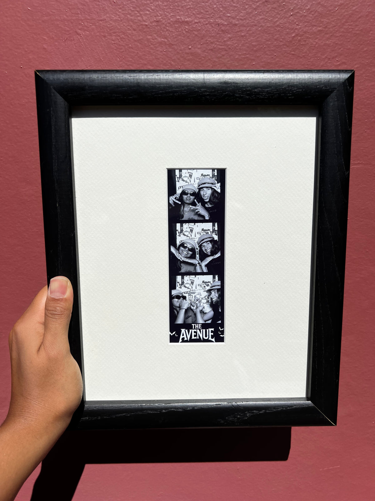 Black/White Photo Strip Frame