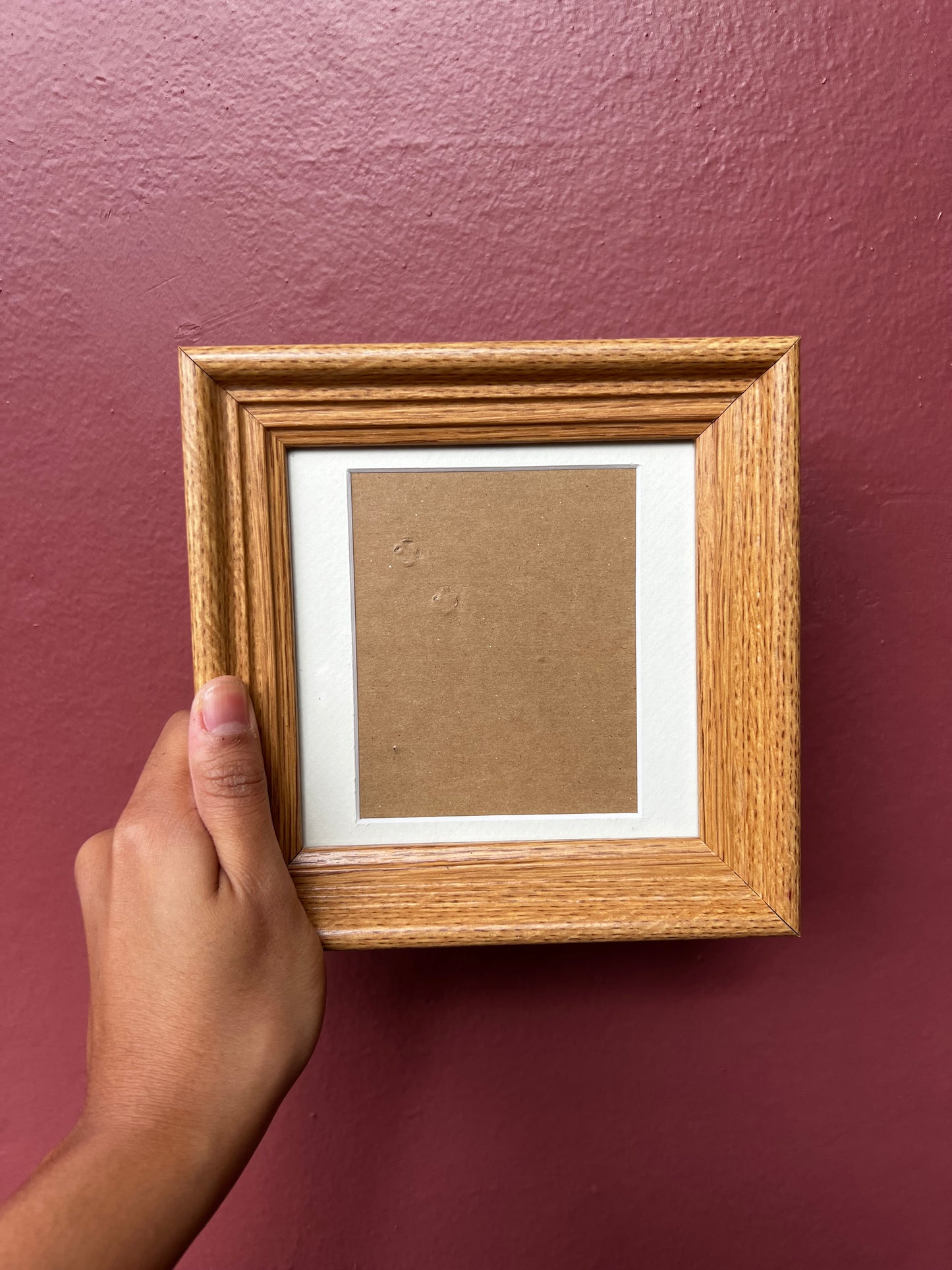 Oak/White Classic Polaroid Frame