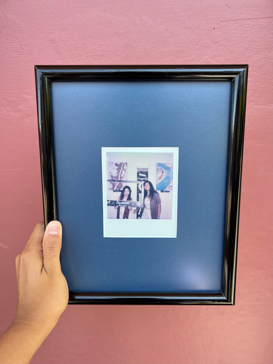 Black/Bottle Blue Classic Polaroid Frame