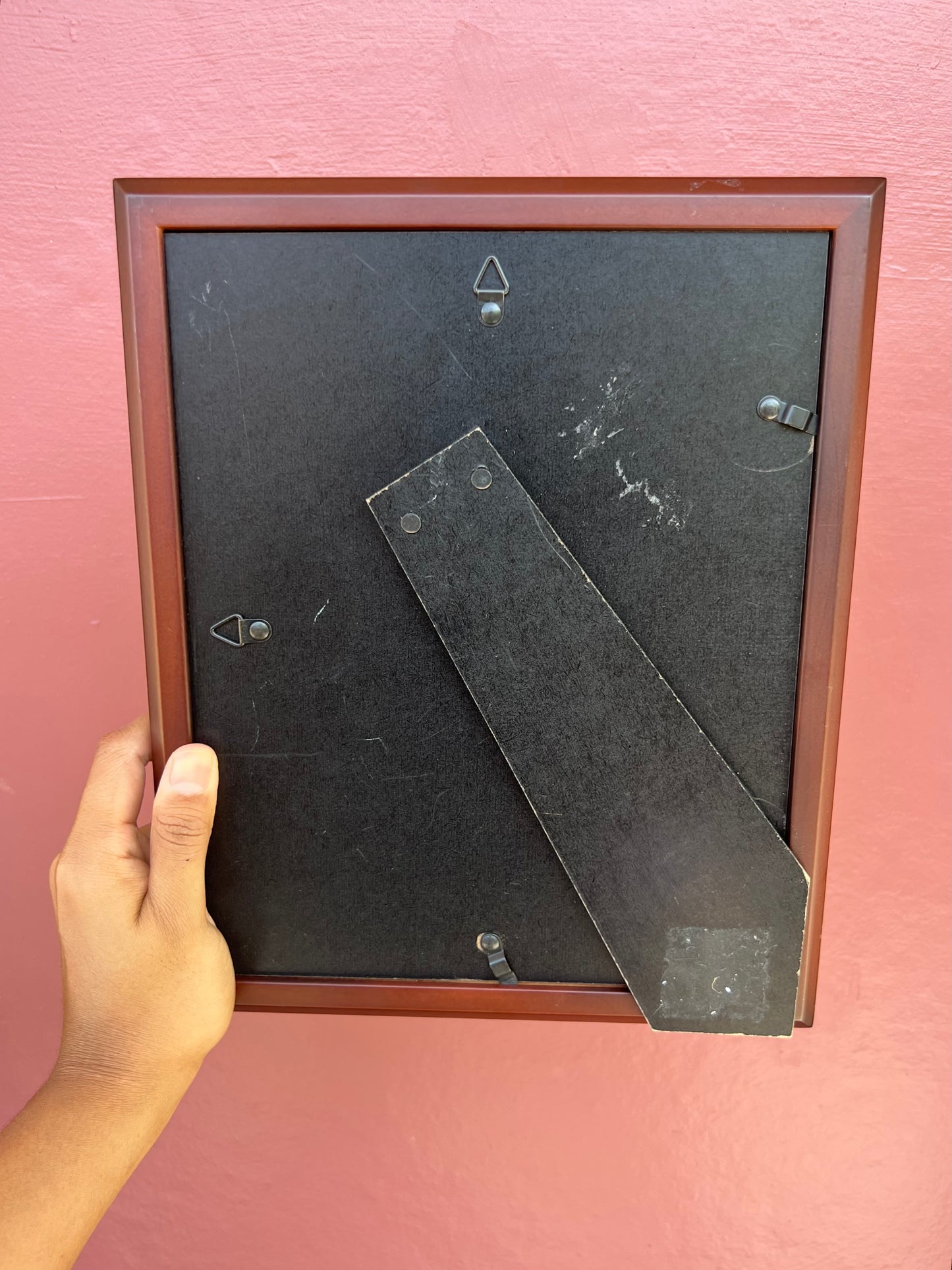 Dark Wood/Yellow Green Classic Polaroid Frame