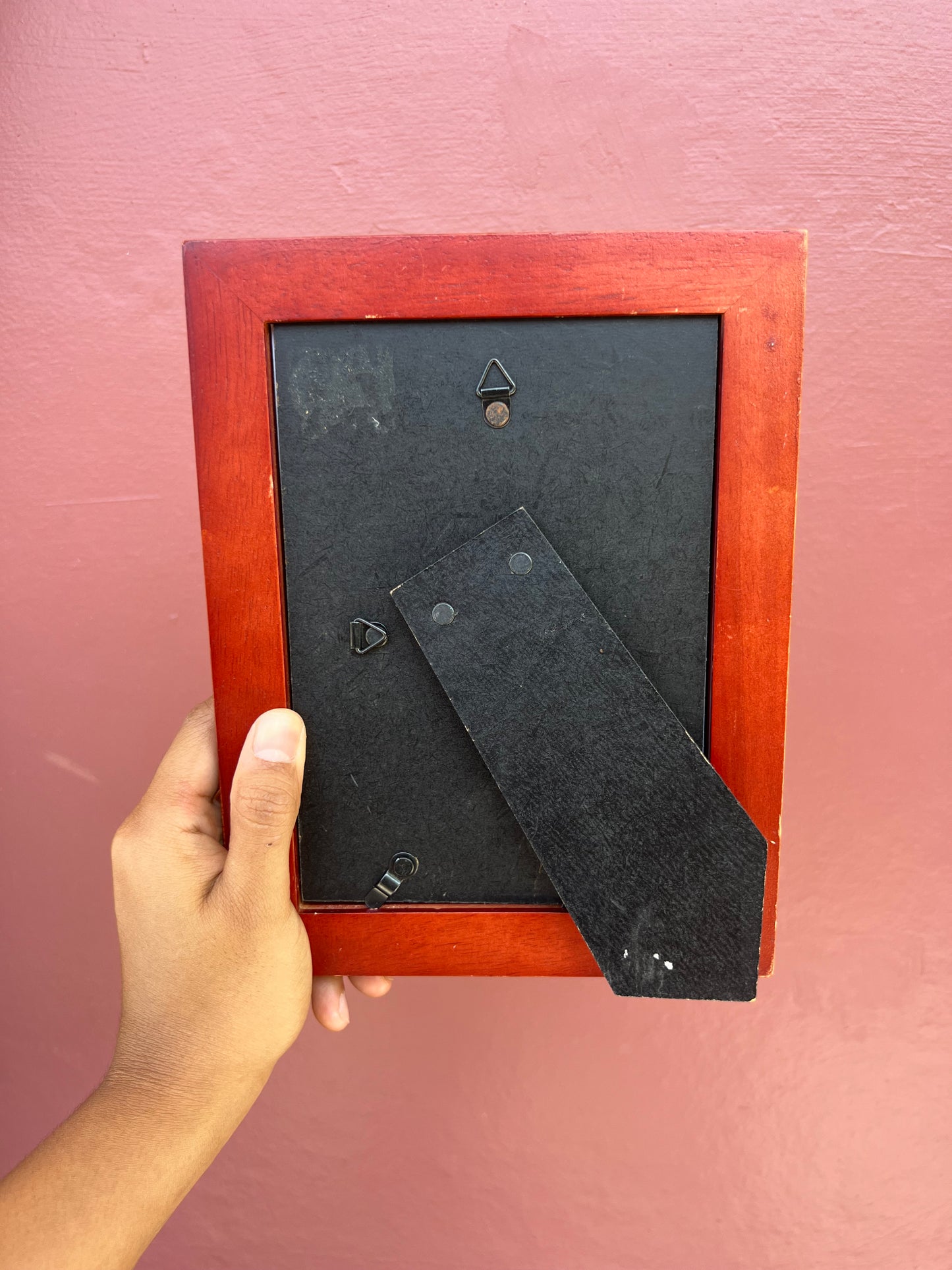 Red Wood/Maroon Mini Polaroid Frame