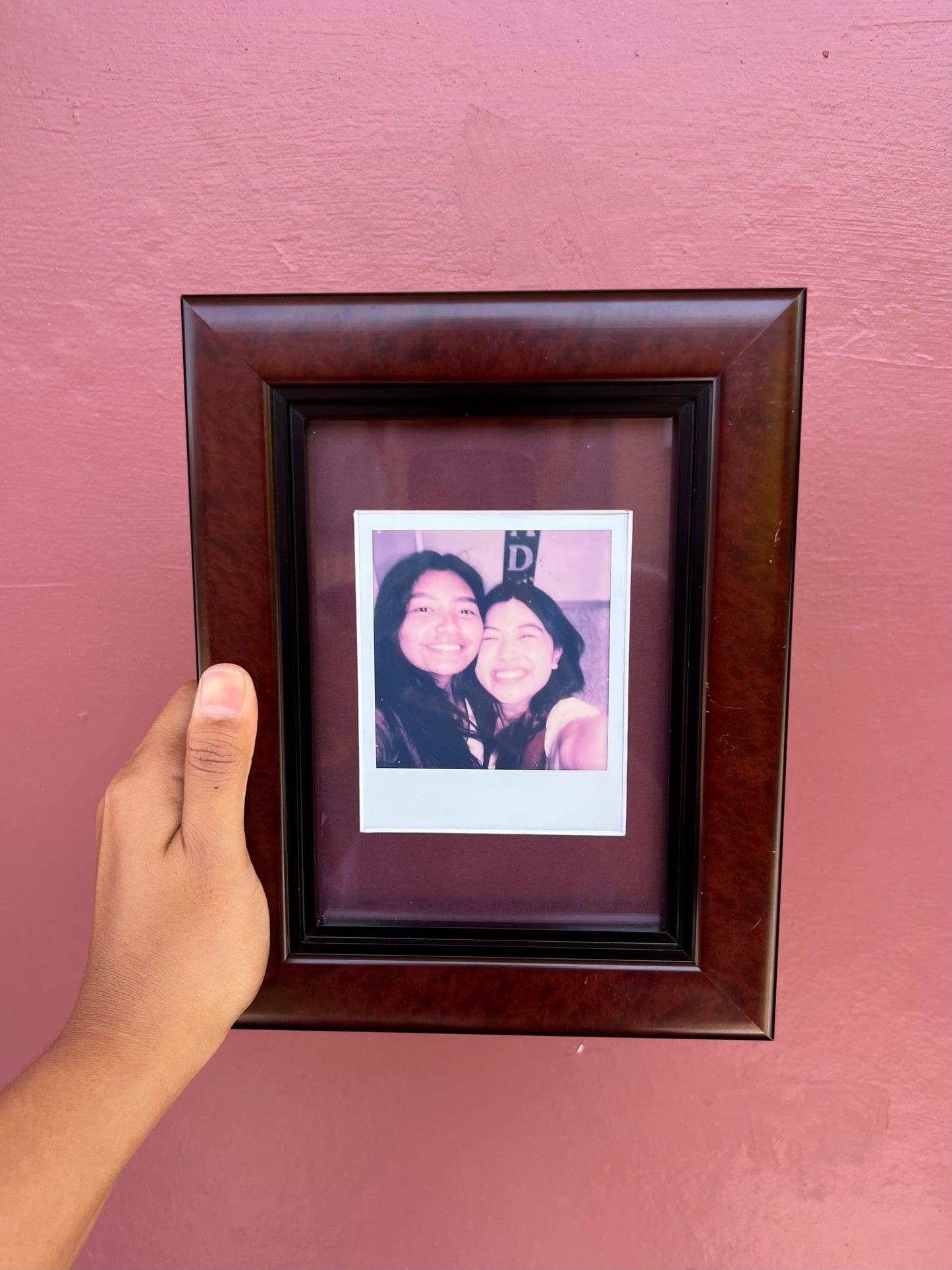 Maroon/Maroon Classic Polaroid Frame