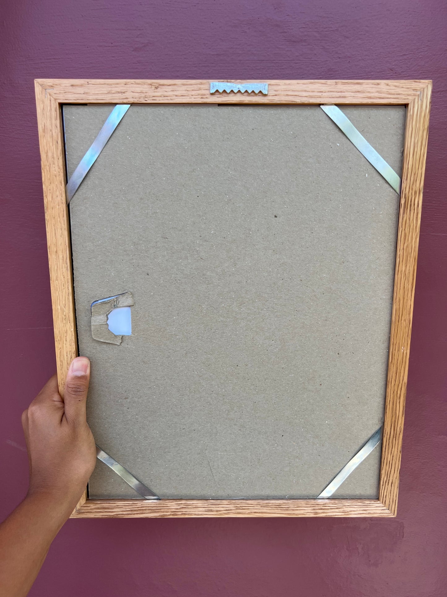 Oak/Green & Brick Red Classic & Mini Polaroid Frame
