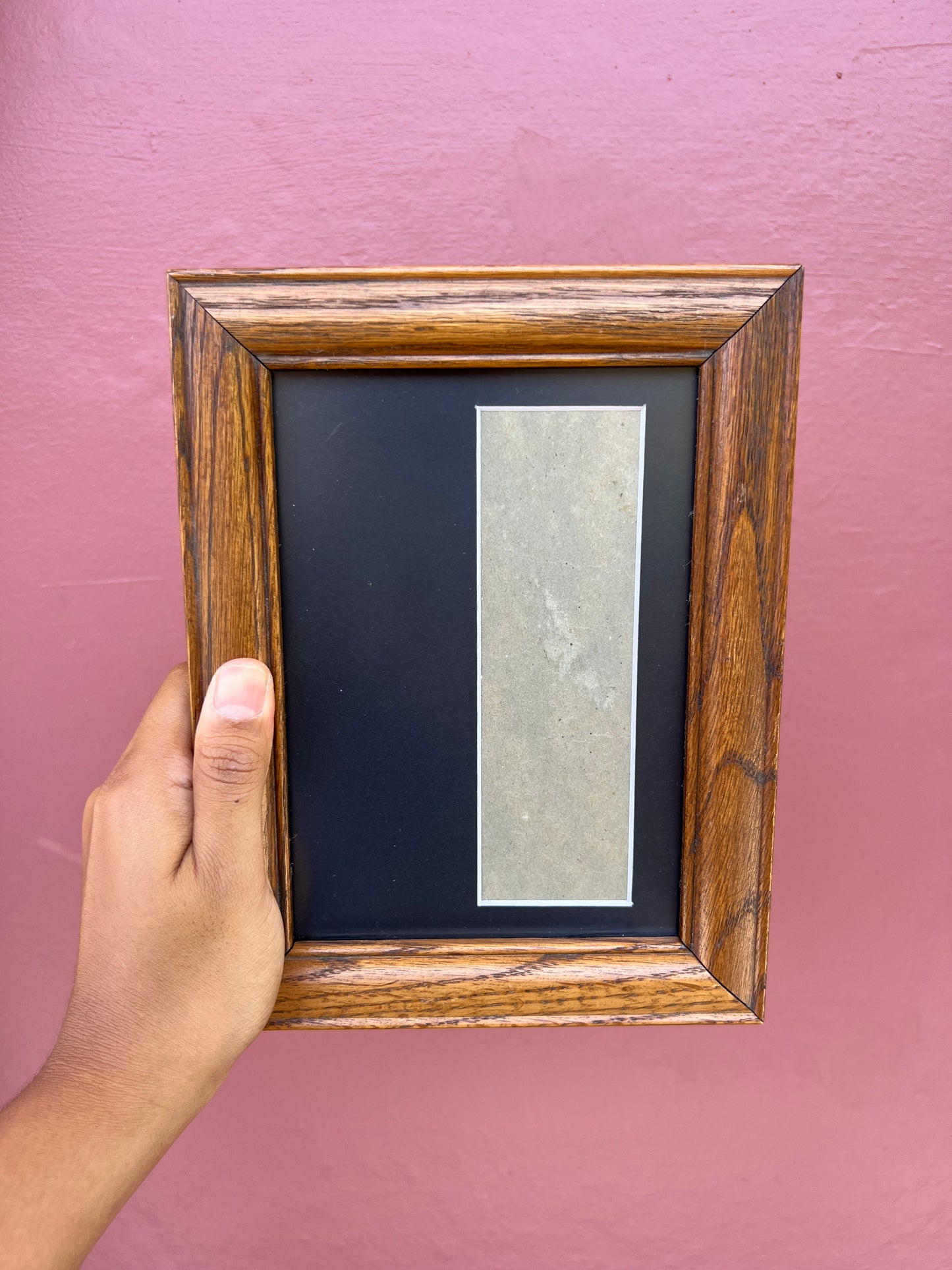 Wood/Black Photo Strip Frame