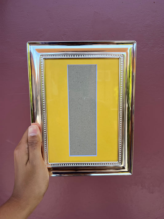 Silver/Yellow Photo Strip Frame