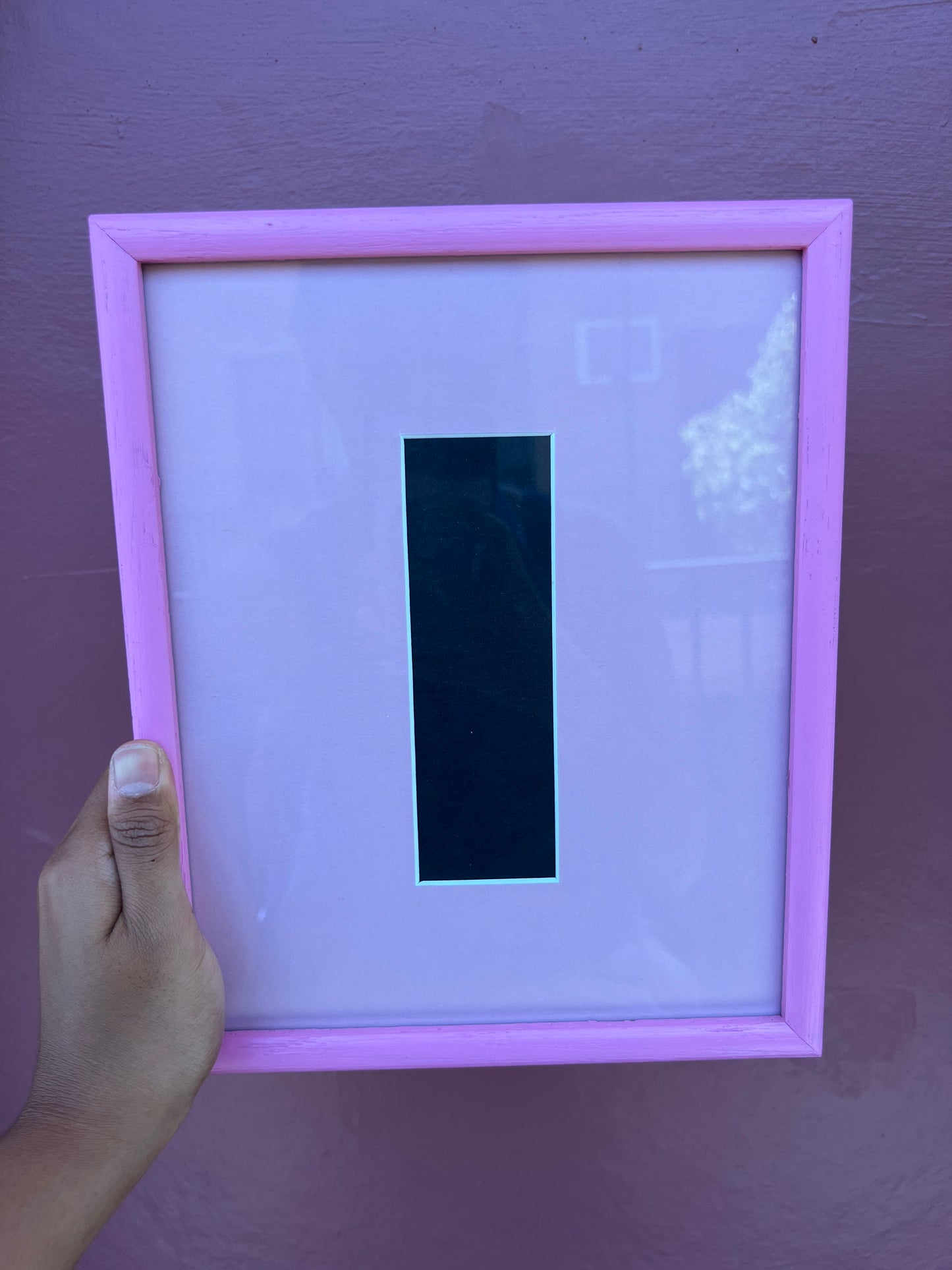 Pink/Pink Photo Strip Frame