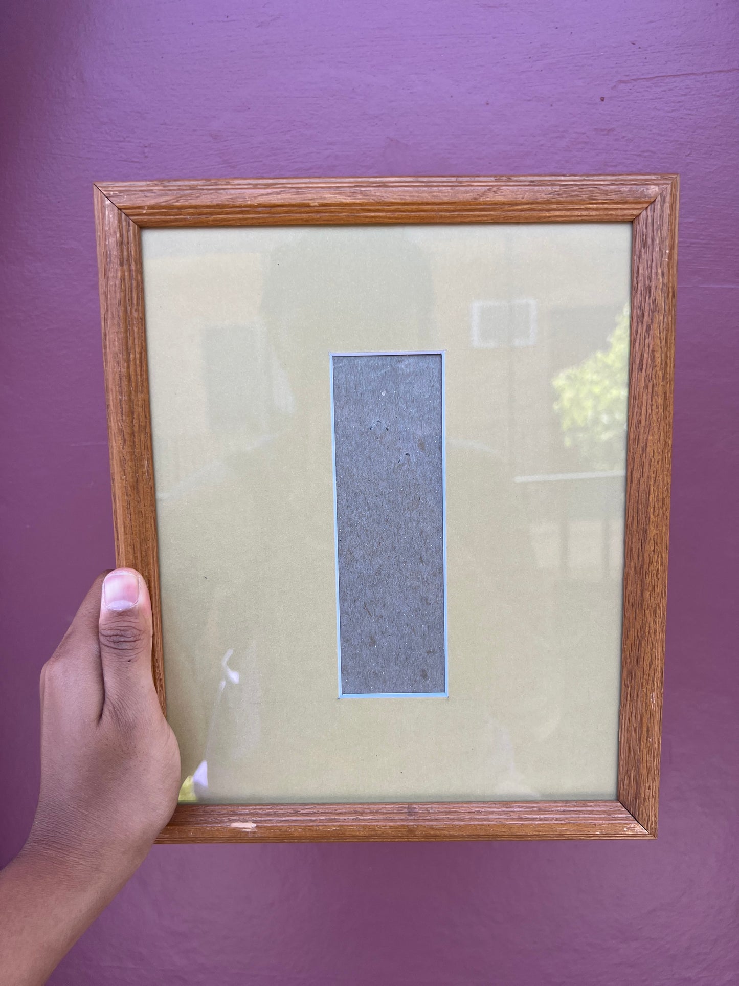Wood/Tan Photo Strip Frame