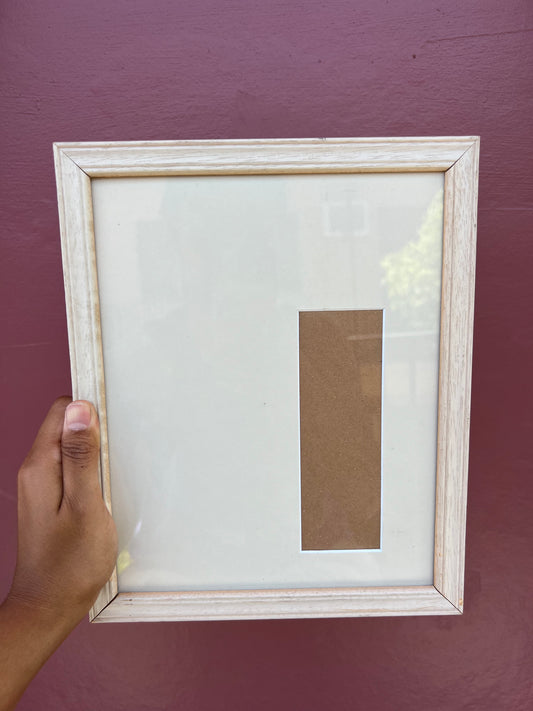 Beige/Beige Photo Strip Frame