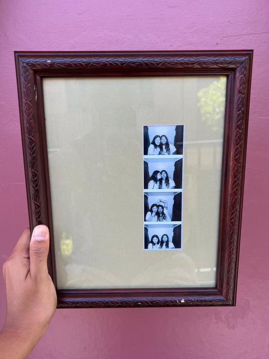 Brown/Light Brown Photo Strip Frame