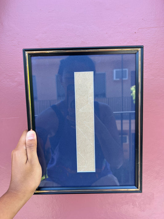 Black & Gold/Navy Blue Photo Strip Frame