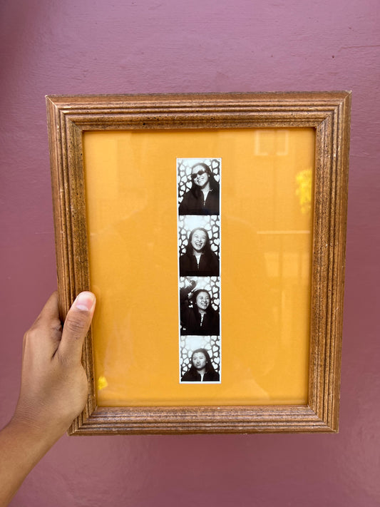 Wood/Butterscotch Photo Strip Frame