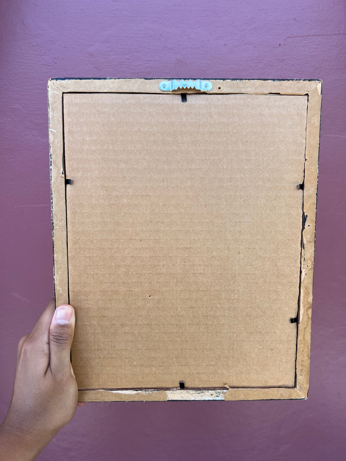 Distressed Gold Bamboo/Black Photo Strip Frame